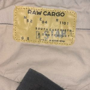G Star Raw Slim Cargo Pants